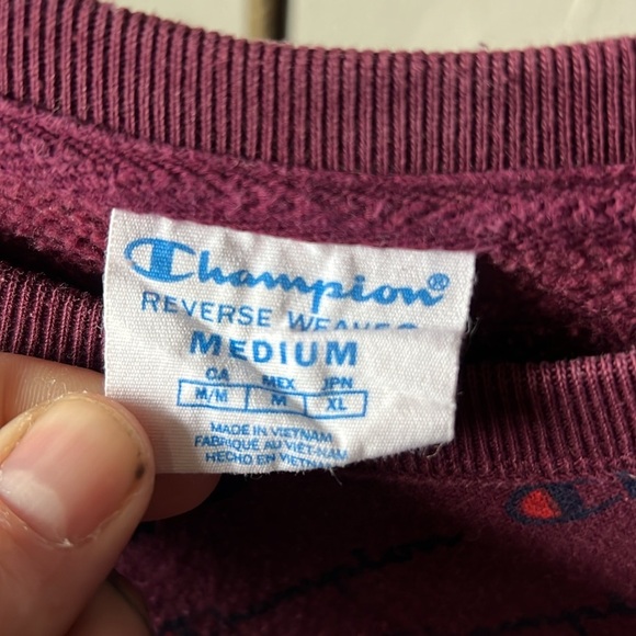 Champion Reverse Weave Sweatshirt Medium - Picture 2 of 3
